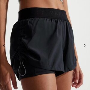 Varley Leo Short Black Size Small Bike Short Liner w Adjustable Outer Short